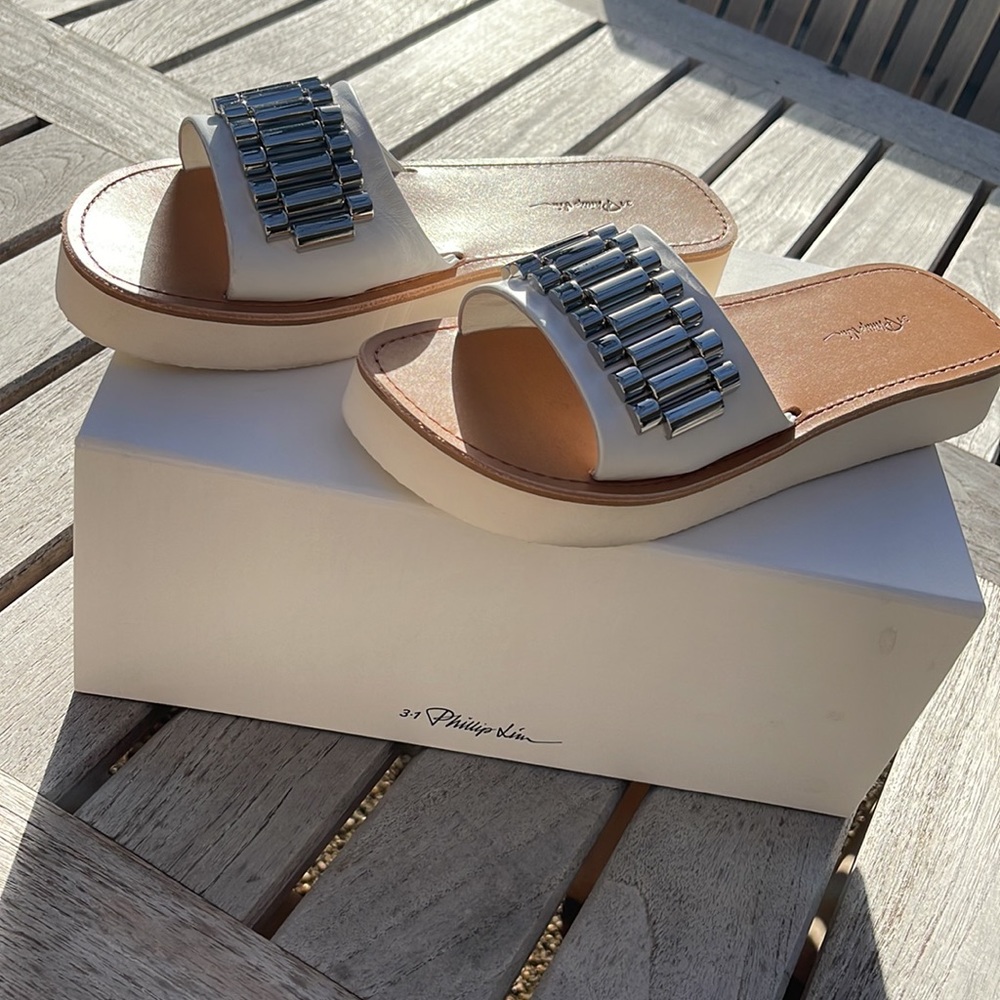 COPY - 3.1 Phillip Lim (ITALY) slip on sandals white size EU 40